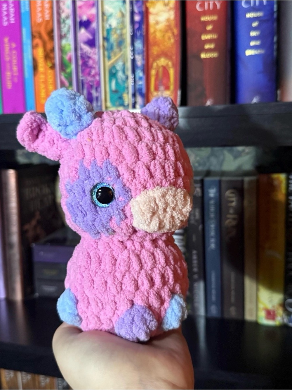 Handmade Crochet Cow Plushie